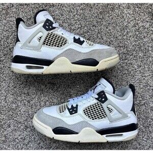 Nike Air Jordan 4 Military Black Size 4 Youth (Size 5.5 Women's)